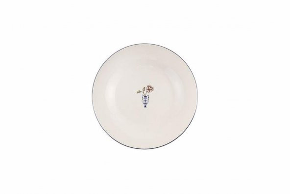 Porland Vaso Piccolo Desen3 Düz Tabak 22 cm 04ALM008039 - 3