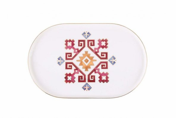 Porland Arabesque Kayık Tabak 32 cm 04ALM006015 ürün görseli