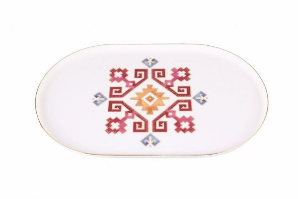 Porland Arabesque Kayık Tabak 32 cm 04ALM006015 - Resim 2