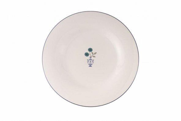 Porland Vaso Piccolo Desen1 Düz Tabak 27 cm 04ALM008035 - 2