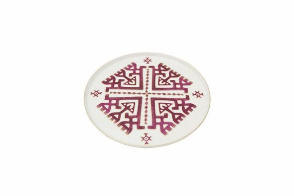 Porland Arabesque Desen6 Düz Tabak 18 cm 04ALM005993 - 2