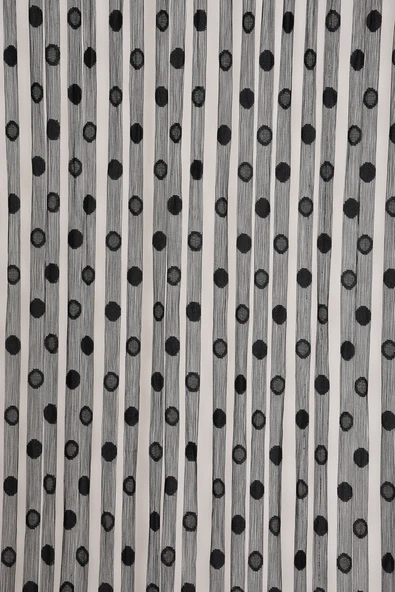 KÜÇÜK PUANLI MODEL ANTRASİT RENK İP PERDE HAZIR İP PERDE 300*270 - Resim 7