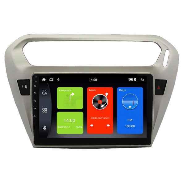 Citroen C-Elysee Android Multimedya Sistemi (2012-2020) CRV-4425XDA C-ELYSEE