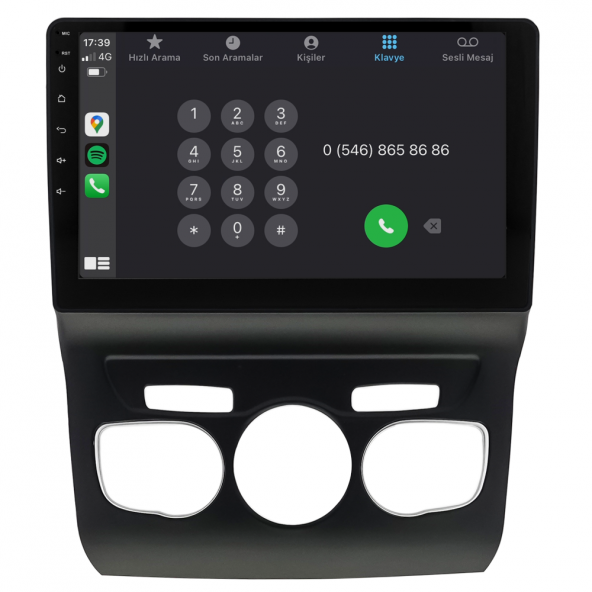 Citroen C4 Android Multimedya Sistemi (2011-2019) CRV-4071XDA - Resim 4