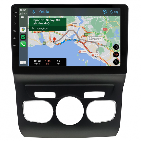 Citroen C4 Android Multimedya Sistemi (2011-2019) CRV-4071XDA - Resim 5