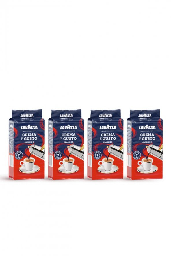 Lavazza Crema E Gusto Classico Filtre Öğütülmüş Kahve 250 Gr X4