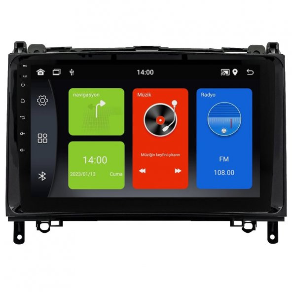 Mercedes B Serisi W245 Android Multimedya Sistemi (2006-2009) CRV-4340XDA W245