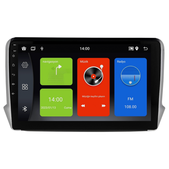 Peugeot 208 Android Multimedya Sistemi (2013-2021) CRV-4420XDA