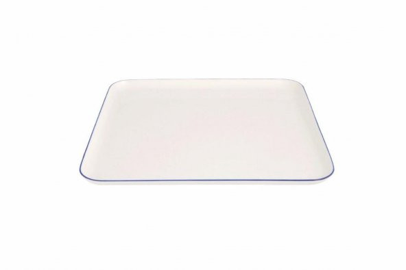 Porland Blue Stripe 6 lıı Servis Seti 28x28 cm 04ALM006878 - 4