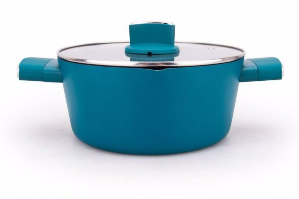 Porland Puglia Yeşil Tencere Takımı 7 Parça 04Fst002497 - 3