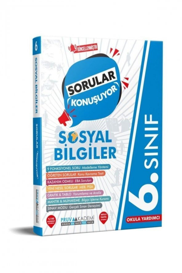 Pruva Akademi 6. Sınıf Sosyal Bilgiler Sorular Konuşuyor