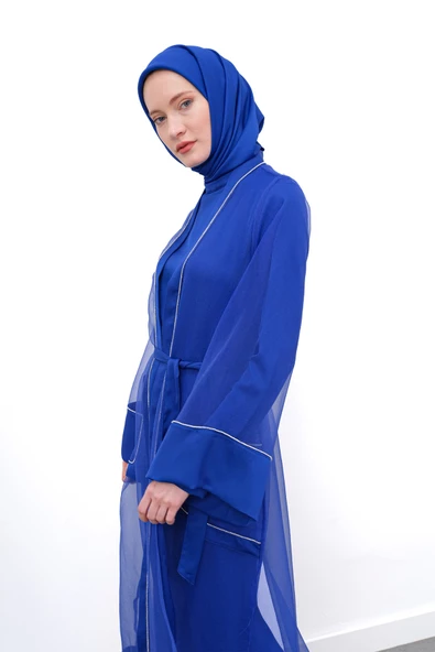 ORGANZE & SANDY LUXURY İKİLİ TAKIM - Saks - 5