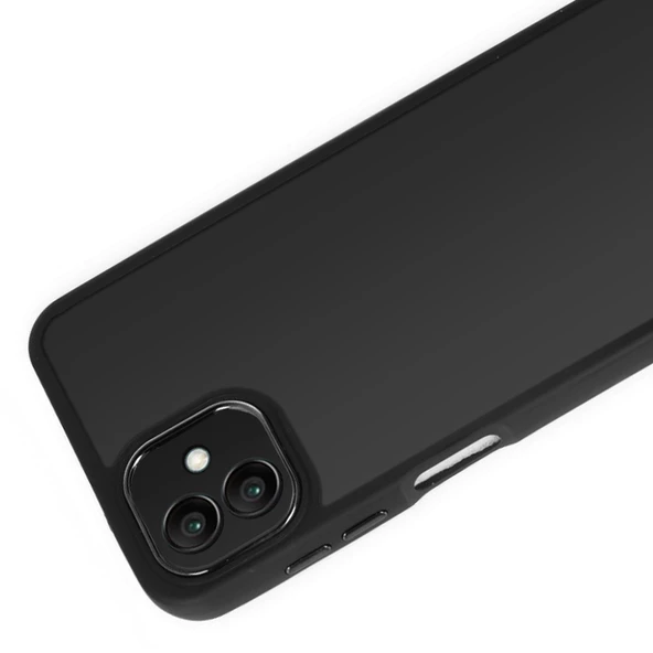 Samsung Galaxy A04 Kılıf Freya Lazer Lens Kamera Çerçeveli Silikon Kapak - 9