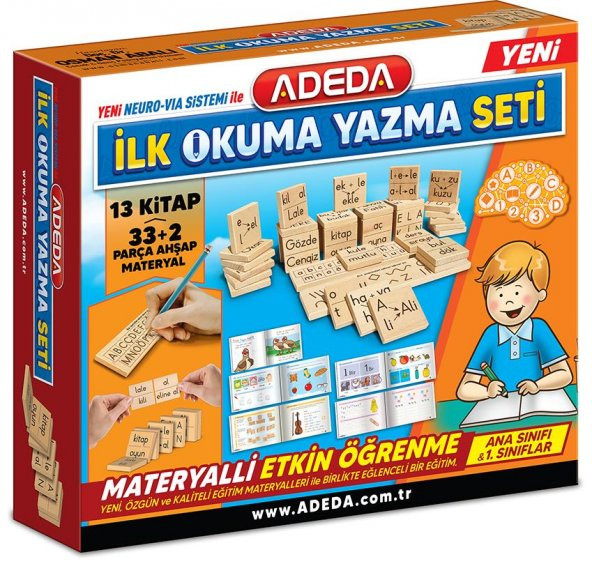 Adeda İlk Okuma Yazma Seti