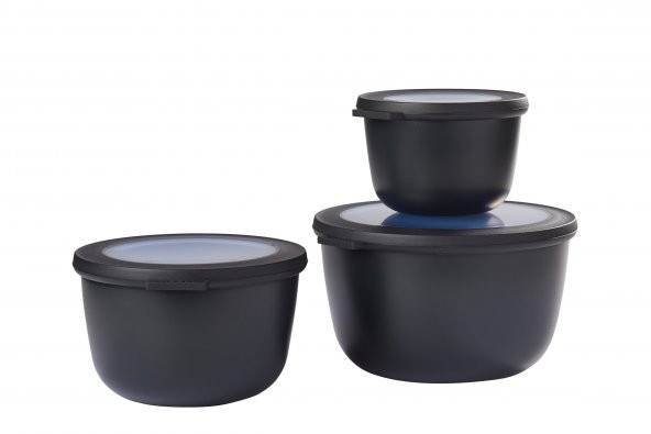 Mepal Set Cirqula Round 3 Parça Saklama Kabı