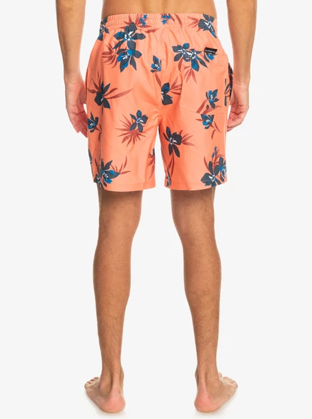 Quiksilver Erkek Volley Short Çiçek Desenli Deniz Şortu EQYJV04002 - 5