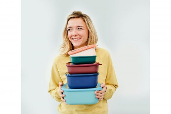 Mepal Multi Bowl Cirqula Rectangular Saklama Kabı 2000 Ml - 7