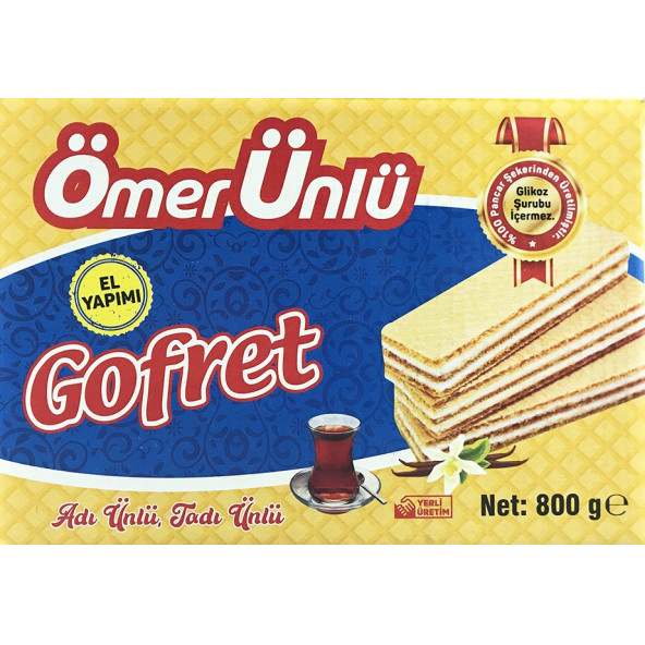 El Yapımı Gofret 800 Gr,meshur Eregli Gofreti,glikoz Şurubu Içermez100 Şeker Pancarından - 2
