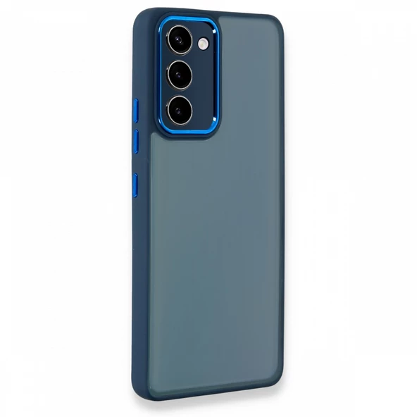 Samsung Galaxy S23 Plus Kılıf Freya Lazer Lens Kamera Çerçeveli Silikon Kapak - 6