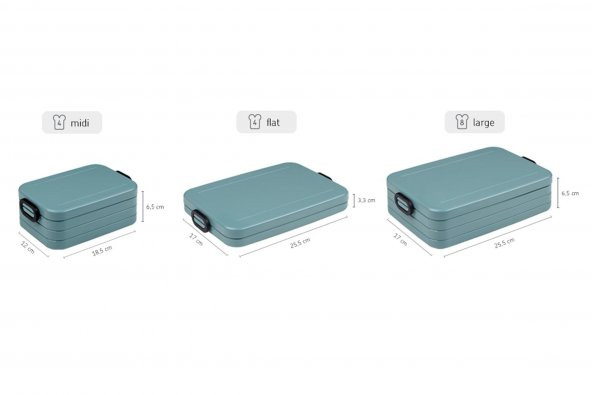 Mepal  Lunch Box Take A Break Midi Yemek Kabı 900 Ml - 3