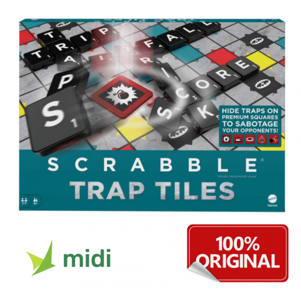 Mattel Scrabble Trap Tiles Türkçe midi-HMD14