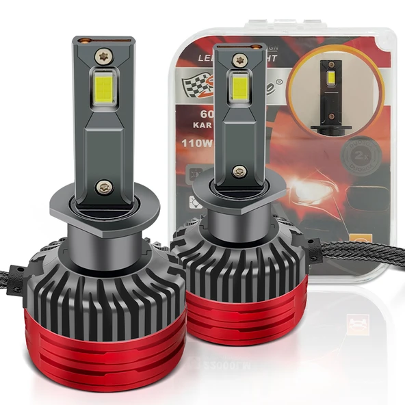 Led far ampulü canbus 110W 22000LM H1 12V / LAAM922 ürün görseli 1