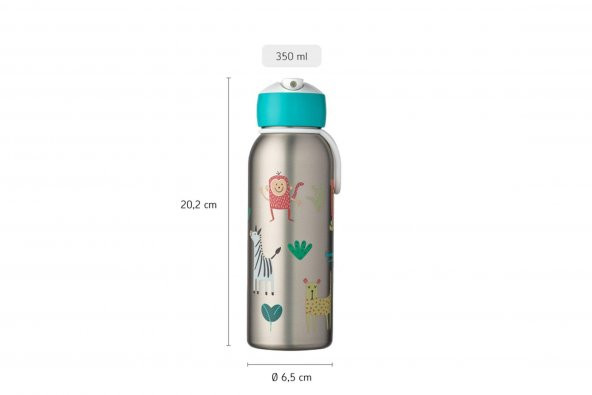 Mepal Yalıtımlı Şişe Açılır Kampüs 350 Ml - Animal Friends - 3