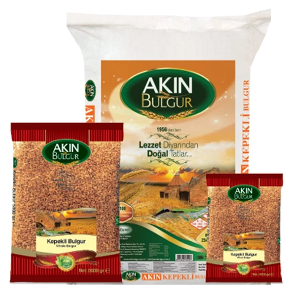 Akın Bulgur Doğal Kepekli Bulgur 2500 G