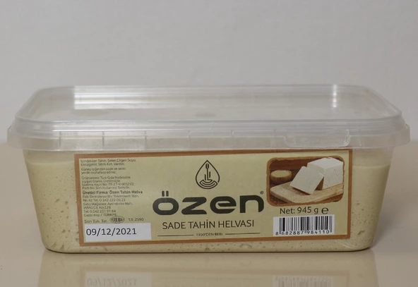 Özen Sade Tahin Helvası 945 G - Resim 3