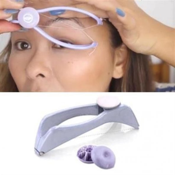 SAHREM Slique Pratik İple Kaş Bıyık Tüy Alma Epilasyon Aleti Makinesi - 3