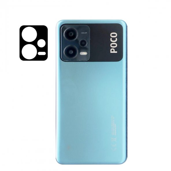 Gpack Xiaomi Poco x5 5G Kamera Lens Koruyucu Cam Siyah