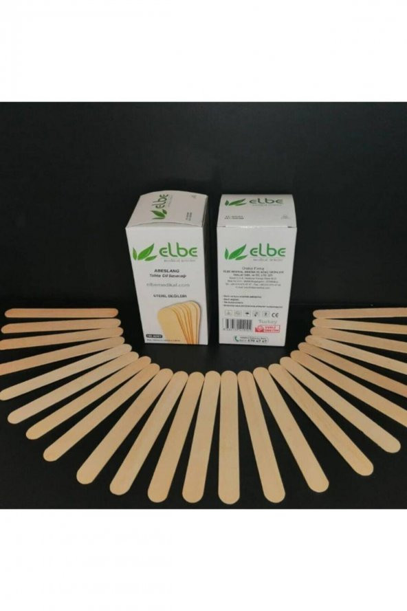 ELBE Abeslang Tahta Dil Basacağı 50 Paket (5000 Adet)
