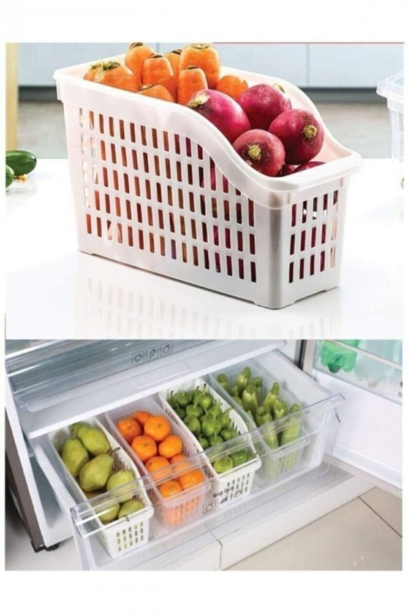 King Mop 10 Adet Buzdolabı Düzenleyici Organizer , Dolap Içi Düzenleyici Organizer - 3