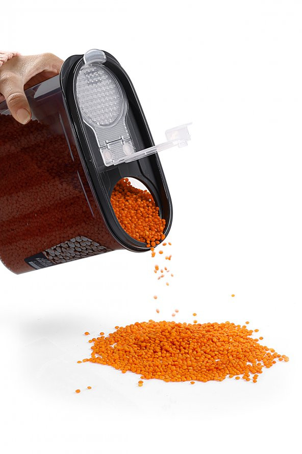 King Mop 9lu Sızdırmaz Kapaklı Erzak Saklama Kabı Seti 3 x (1200 Ml, 1700 Ml, 2400 Ml) FÜKMMSK-01 - 4