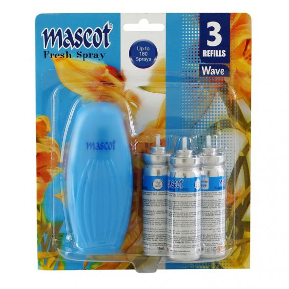 Mascot Fresh Banyo ve Tuvalet Koku Giderici Spreyi 3 Yedekli - 2