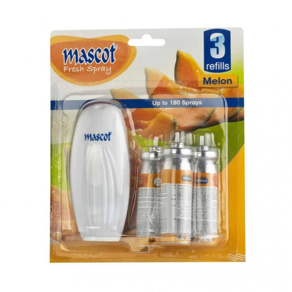 Mascot Fresh Banyo ve Tuvalet Koku Giderici Spreyi 3 Yedekli - 4