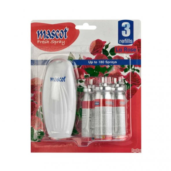 Mascot Fresh Banyo ve Tuvalet Koku Giderici Spreyi 3 Yedekli - 5