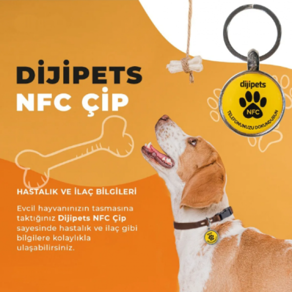 MVG Store Dijipets Beyaz Pati Dostu Akıllı Tasma Dijital Künye Ve Konum Bilgisi (Kayıp İlanı Vermeye Son) - 7