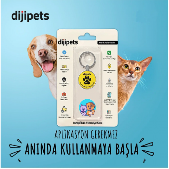 MVG Store Dijipets Siyah Mavi Pati Dostu Akıllı Tasma Dijital Künye Ve Konum Bilgisi (Kayıp İlanı Vermeye Son) - 9
