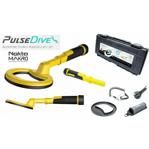 NOKTA PulseDive Scuba - İkili Pointer Set - Sarı