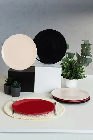 Keramika Noble Delta Servis Tabağı 26 Cm 6 Adet 030/509/650 - Resim 3