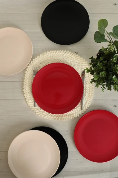 Keramika Noble Delta Servis Tabağı 26 Cm 6 Adet 030/509/650 - Resim 2