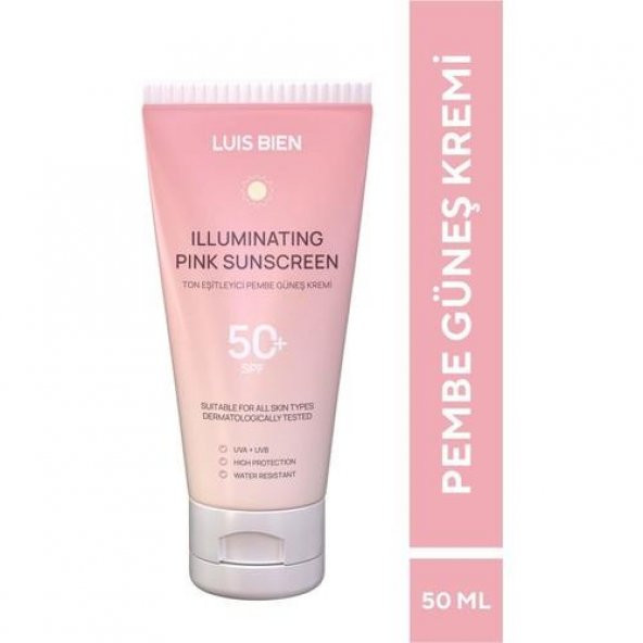 LUIS BIEN ILLUM PINK GUNES KREMI SPF50 50 ML