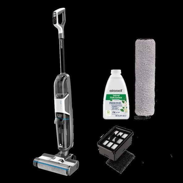 Bissell 3641n Crosswave Hf3 Cordless Pro Yüksek Vakumlu Kablosuz Sert Zemin Süpürme Ve Silme Makinesi - 3