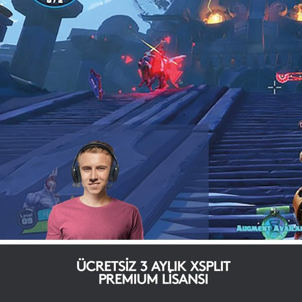 Logitech C922 Full HD 1080p Yayıncılar için Profesyonel Web Kamerası - Siyah - 2