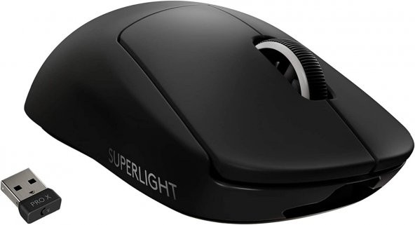 Logitech G PRO X SUPERLIGHT Ultra Hafif HERO 25.600 DPI 400 IPS LIGHTSPEED Kablosuz Oyuncu Mouse - Siyah