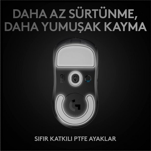 Logitech G Pro X Superlıght Ultra Hafif Hero 25.600 Dpı 400 Ips Lıghtspeed Kablosuz Oyuncu Mouse - Siyah - 7