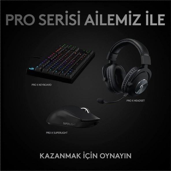 Logitech G Pro X Superlıght Ultra Hafif Hero 25.600 Dpı 400 Ips Lıghtspeed Kablosuz Oyuncu Mouse - Siyah - 10