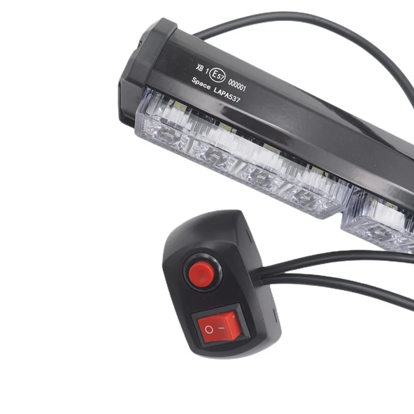 Çakar lamba 24 led animasyonlu sarı-beyaz 12-24v/ LAPA537 - Resim 3