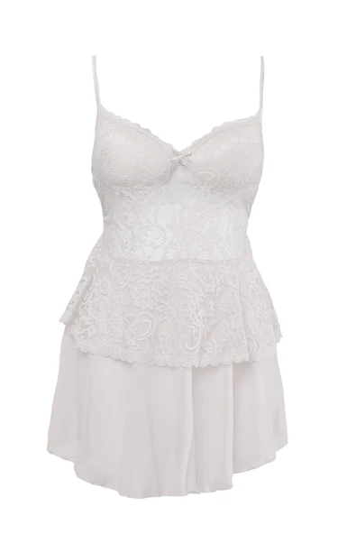 Pierre Cardın Kadın Sırt Dekolteli Dantelli Gecelik ürün görseli 1